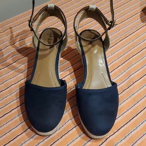 Style & Co navy blue sandals